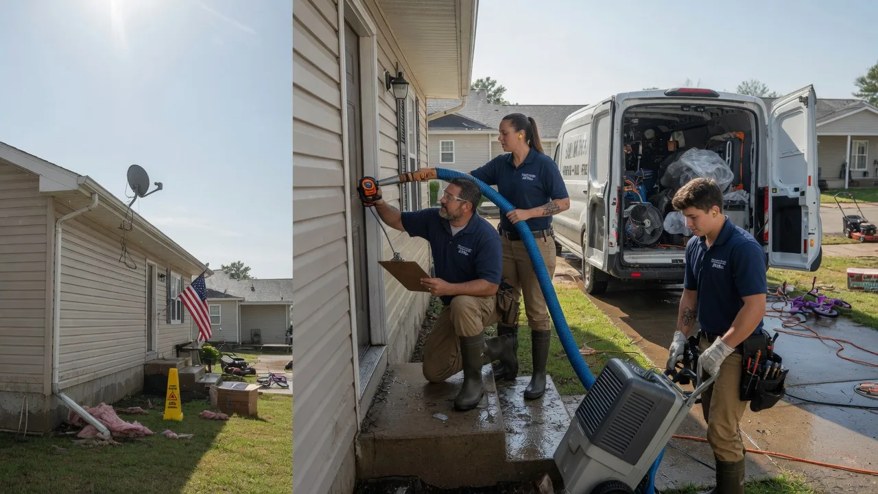Ceiling Water Damage Restoration in Clare, MI near me
